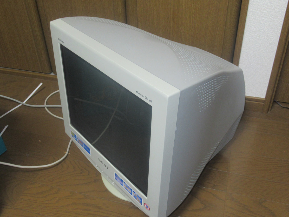 SONY 平面ブラウン管搭載19型トリニトロン ディスプレイCPD-G420