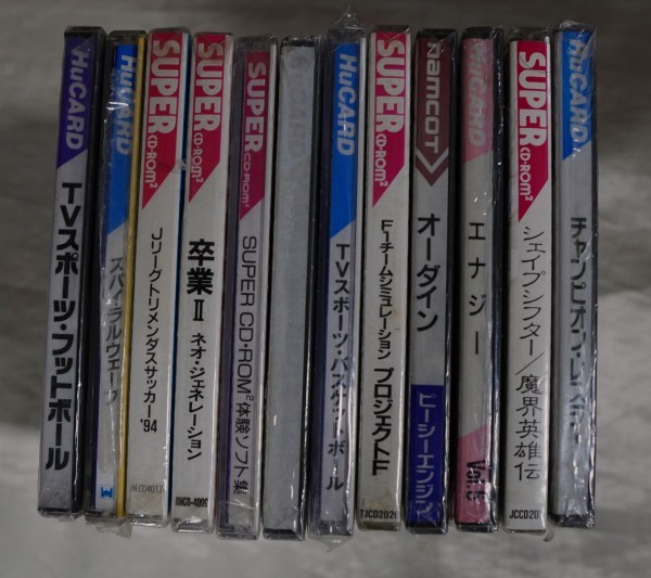 新品】新品 PCエンジン Huカード と CD-ROM 計12枚セット オーダイン 