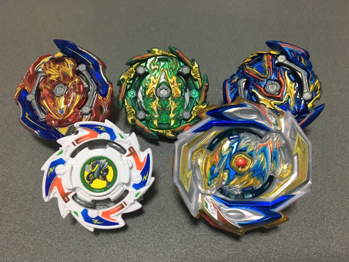 中古 インペリアルドラゴン ユニオンアキレス ドラグーンv など 5点セット ベイブレードバースト の落札情報詳細 ヤフオク落札価格情報 オークフリー スマートフォン版