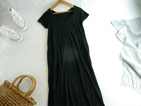 ケービーエフ Kbf アーバンリサーチ 大人をすっきり見せる服 すとんと着れる カットソー ロング ワンピース 黒 の落札情報詳細 ヤフオク落札価格情報 オークフリー スマートフォン版