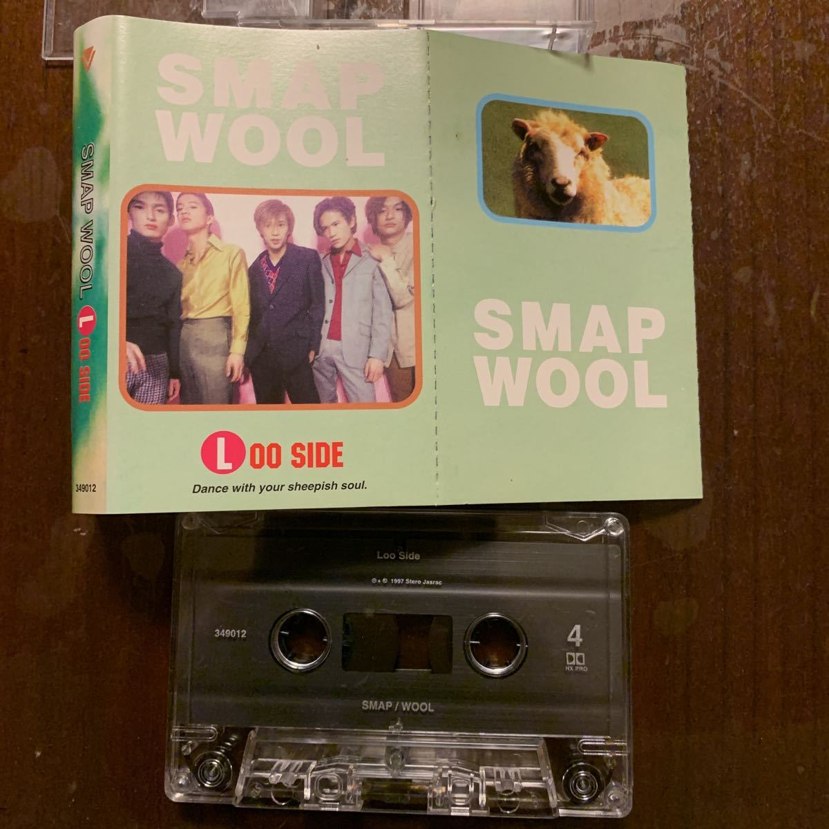 試聴済 smap wool カセットテープ loo side スマップ 中居正広 木村