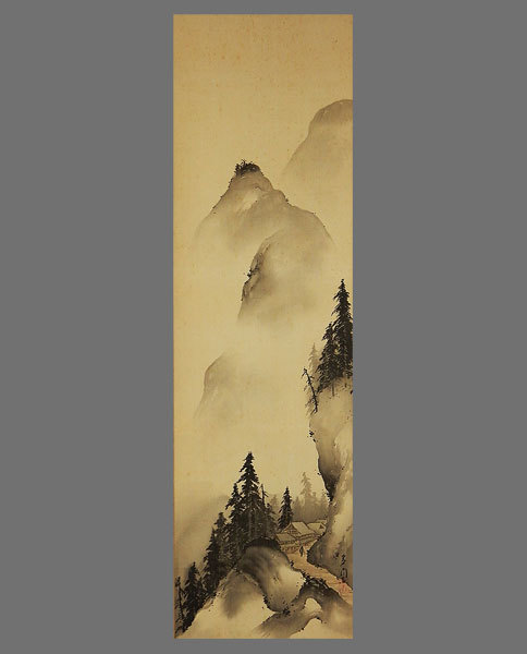 掛け軸 山内多門 鶺鴒 日本画 二重箱有り - メルカリ