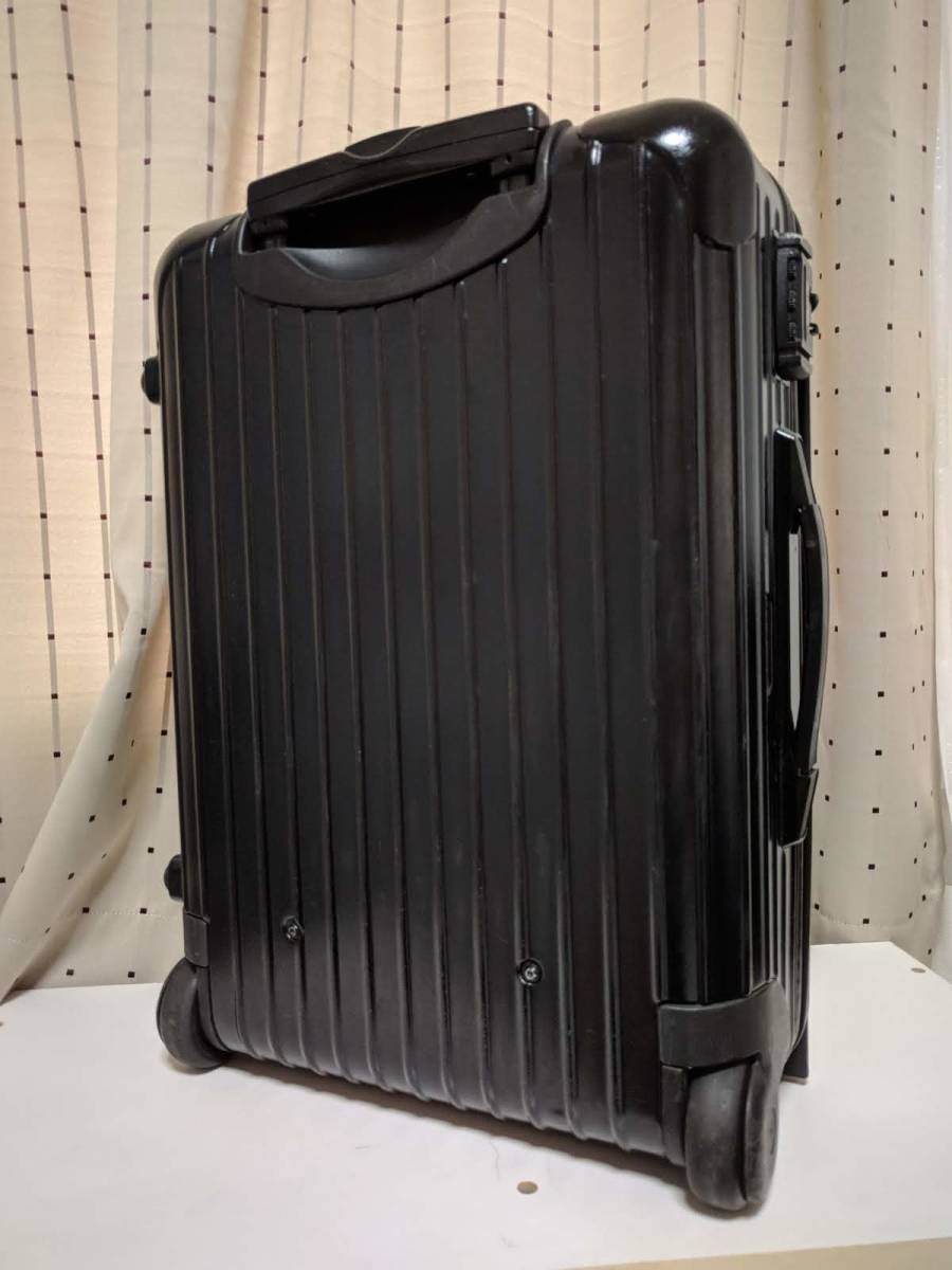 美品 リモワ キャリーケース サルサ 32L ブラック 2輪 スーツケース 出張 RIMOWA リモワ サルサ スーツケース ブラック 2輪 ユニセックス