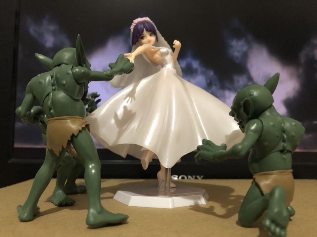 HG GIRLS ねこ娘 ウェディング ドレス Ver. フィギュア 箱付 ゲゲゲの
