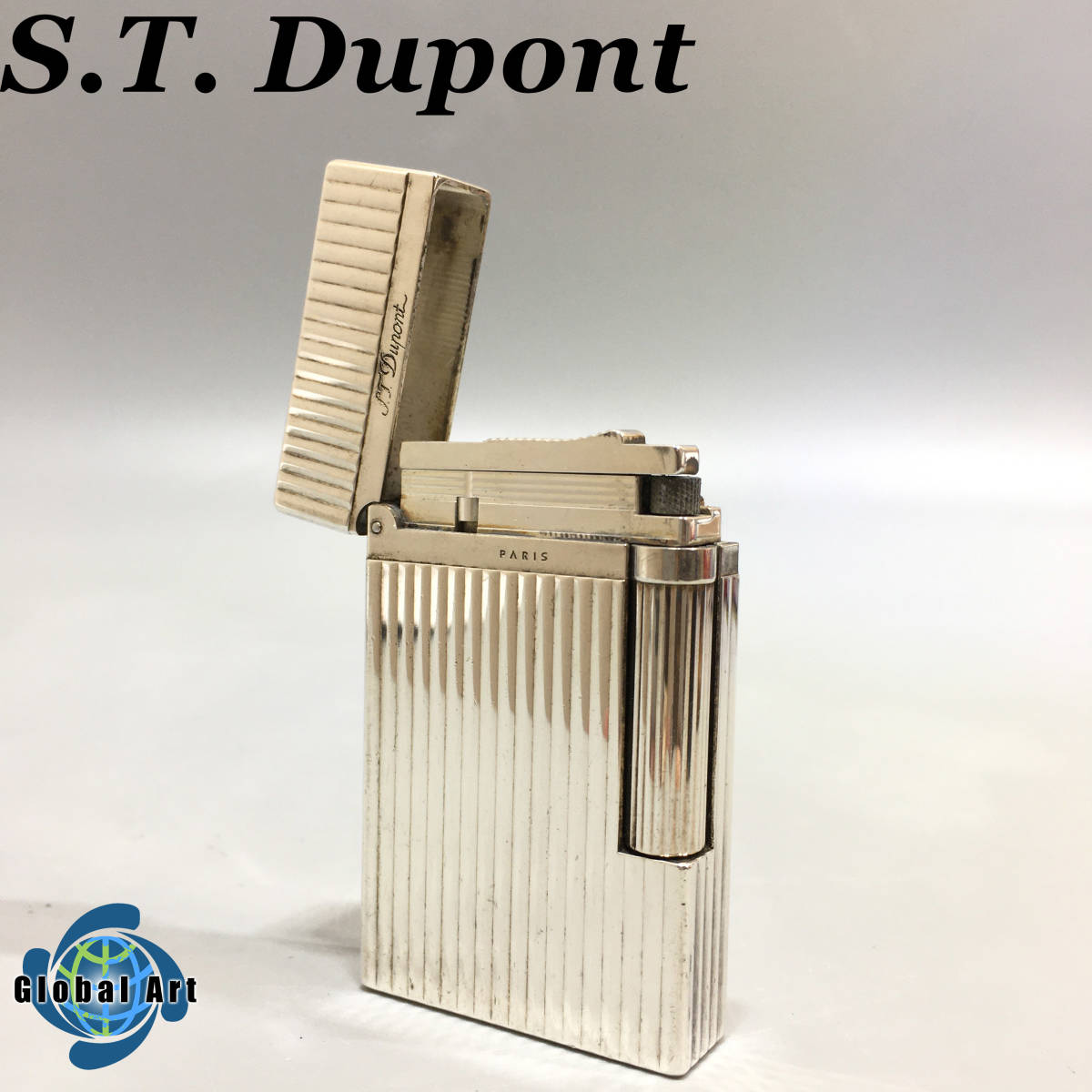 S.T. Dupont フリントライター フランス製 ☆A06359【火花OK S.T. Dupont フリントライター フランス製 ☆A06359【火花OK