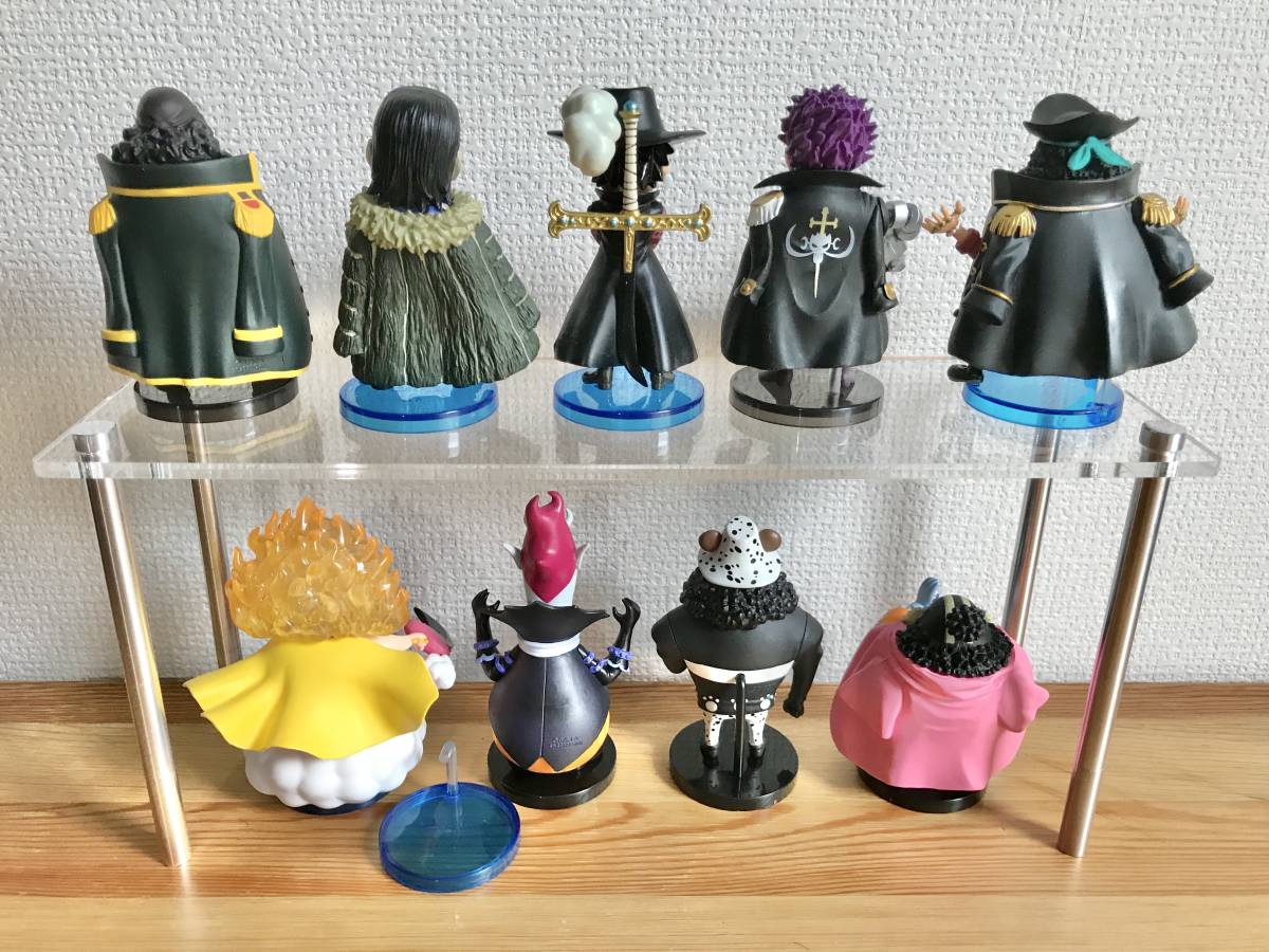ワンピース ワールドコレクタブルフィギュア ミホーク クロコダイル 黒