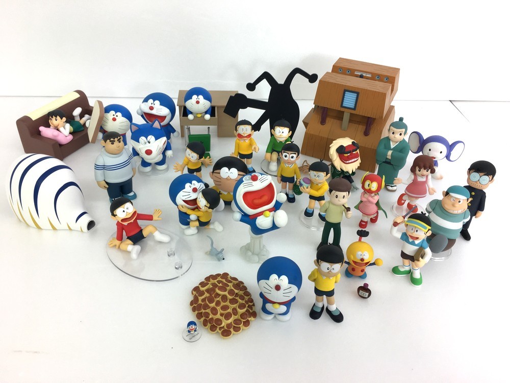 新品未開封　ドラえもん　キテレツ大百科　フィギュア　5体セット 同梱可】ジャンク品 ドラえもん キテレツ大百科などフィギュアまとめて