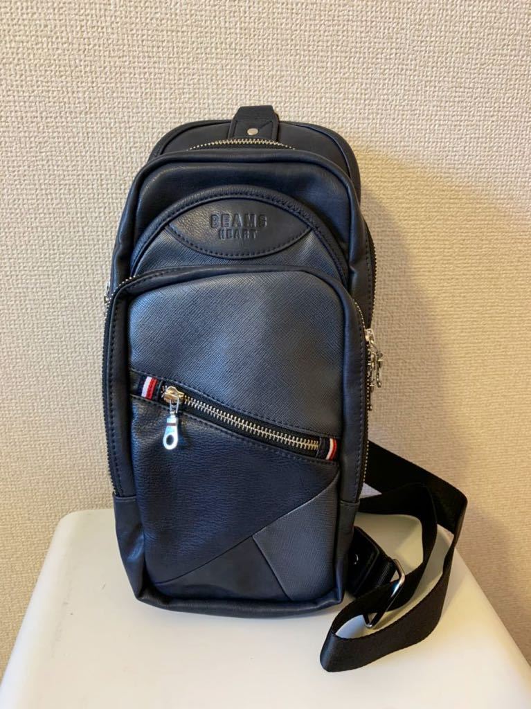 新品 Beams Heart ビームス ボディーバッグ ワンショルダーバッグ 新品未使用 ネイビー の落札情報詳細 ヤフオク落札価格情報 オークフリー スマートフォン版