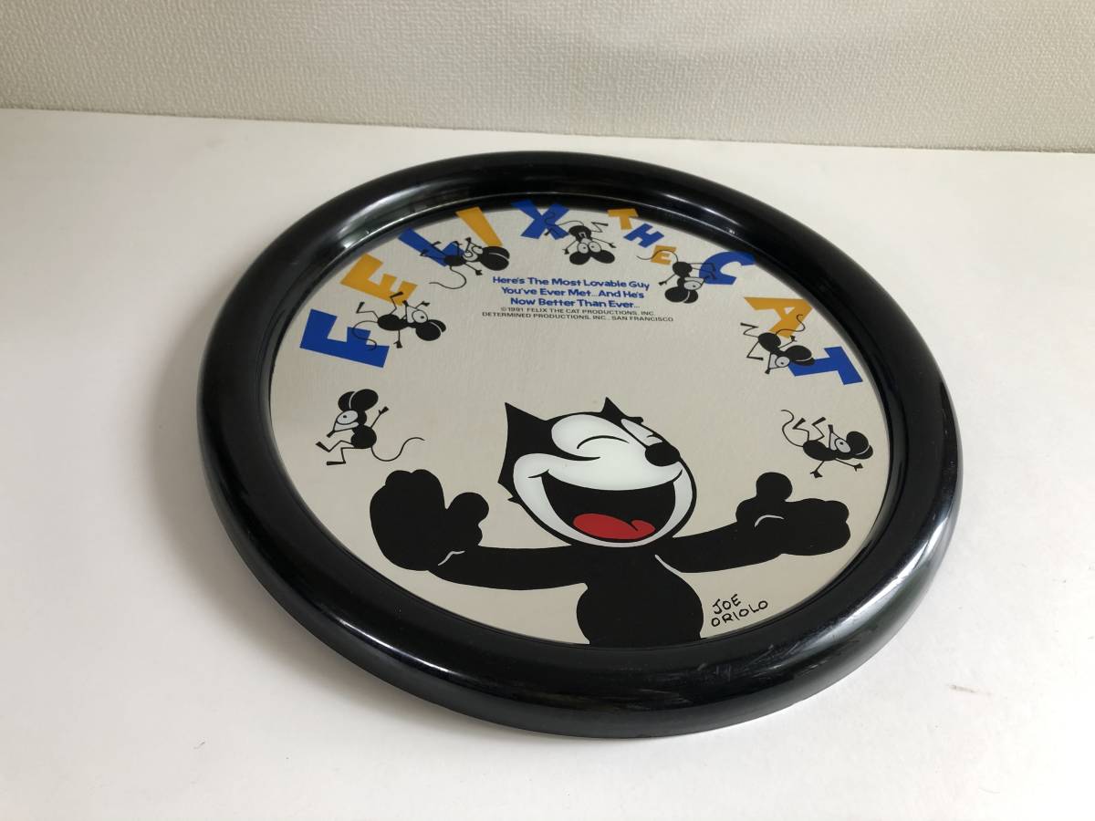 □Felix the cat フィリックス ザ キャット 鏡 ミラー 昭和レトロ