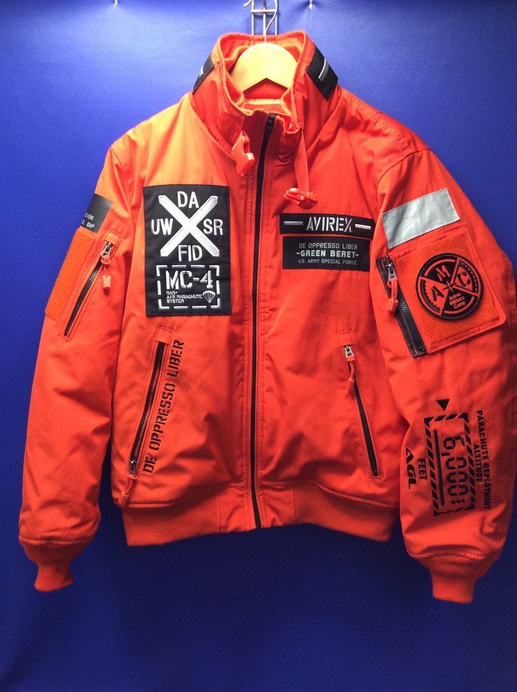 AVIREX アビレックス MA-1 モデファイ ハロ MOD HALO アビレックス N