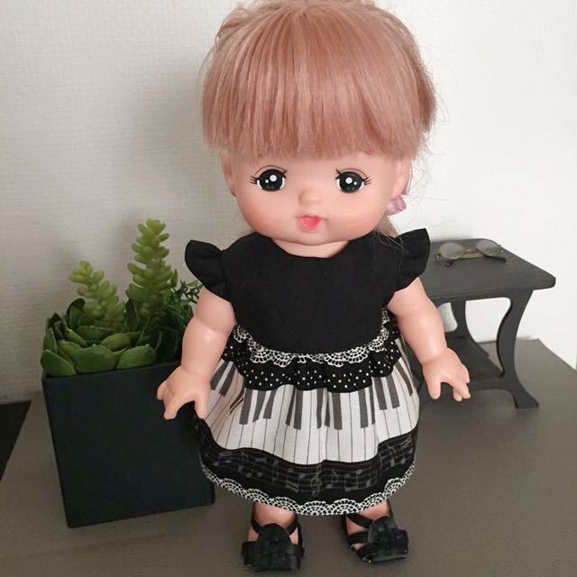 新品 メルちゃん ピアノ柄 黒 ワンピース ハンドメイド 手作り 服 洋服 おせわパーツ 着せ替え ネネちゃん レミン ソラン の落札情報詳細 ヤフオク落札価格情報 オークフリー スマートフォン版