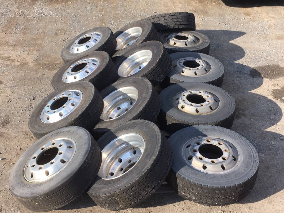 アルコアアルミホイール13本セット 19 5 6 75 147 8穴jis 大型4軸低床 043 安さ世界一に挑戦 の落札情報詳細 ヤフオク落札価格情報 オークフリー スマートフォン版