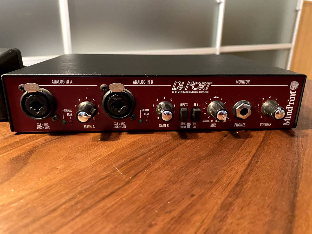 MindPrint DI-PORT 24bit アナログ⁄デジタル コンバーター