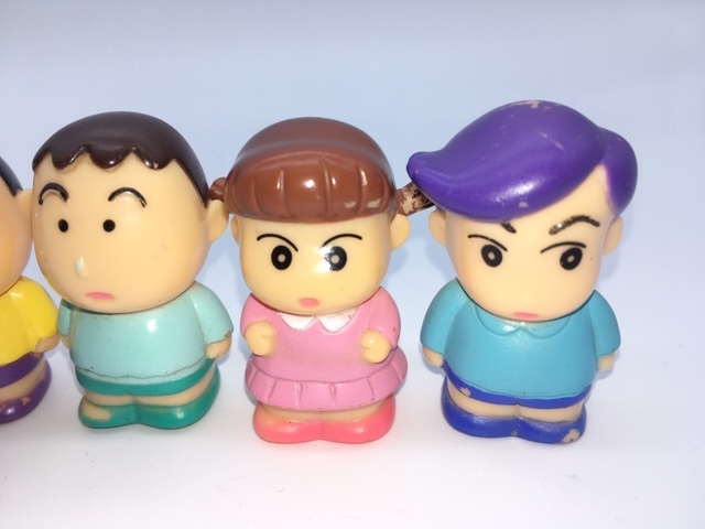 レア！当時物 クレヨンしんちゃん かすかべ防衛隊 オラの仲間だ ソフビ