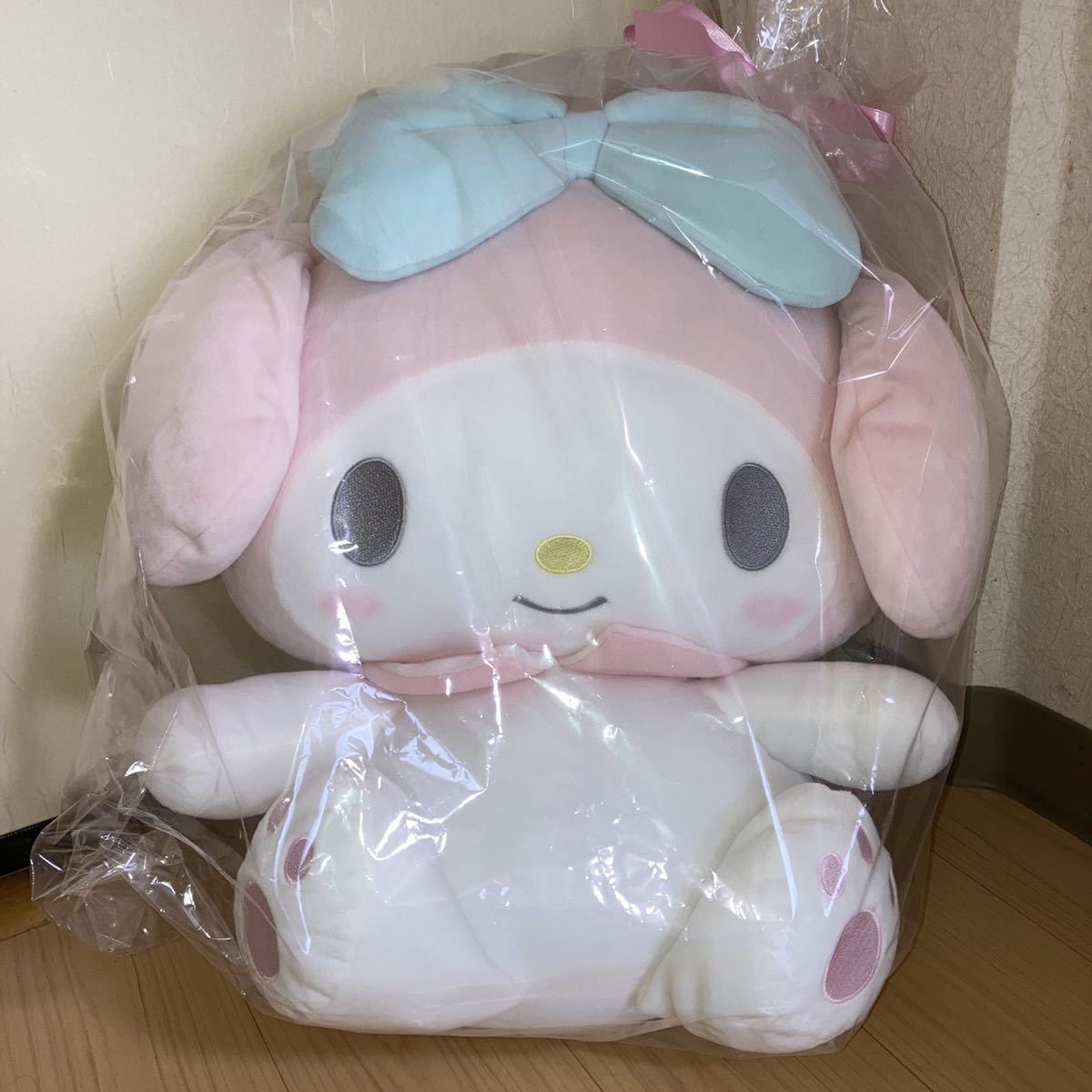 ◇ 送料無料 即決 ◇ サンリオ マイメロディ ぬいぐるみ L もちもち