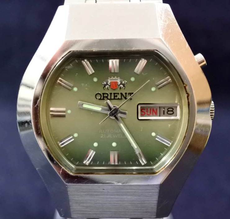 ORIENT】オリエント 21石 自動巻き メンズ腕時計 デイデイト G469610A
