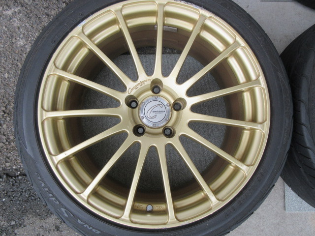 1円～☆ヨコハマ コニサー Connoisseur No.151C アルミホイール 18