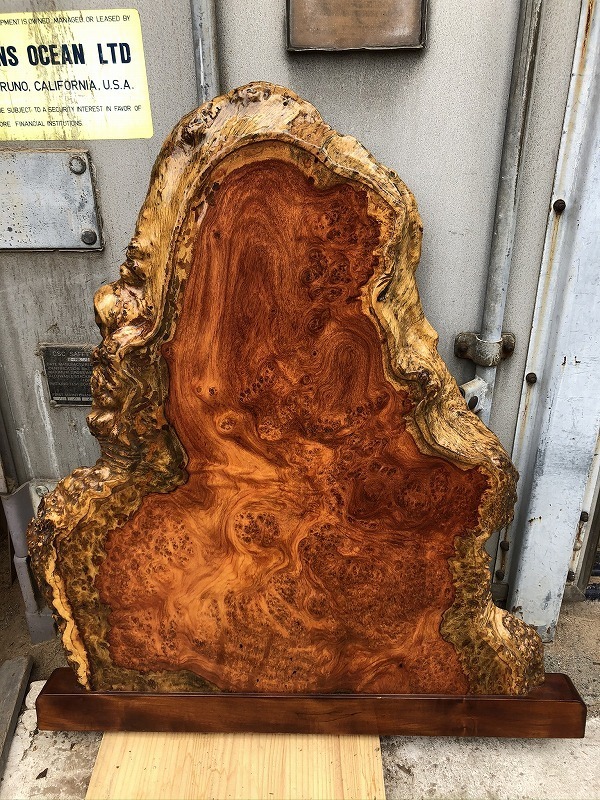 衝立 天然木 一枚板 花梨 天然木 花梨無垢材 カリン 衝立 一枚板 パーテーション