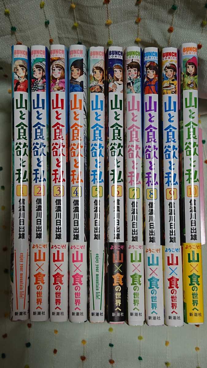信濃川日出雄 山と食欲と私 1 10巻 バンチc 新潮社 8 10ペーパー付き の落札情報詳細 ヤフオク落札価格情報 オークフリー スマートフォン版