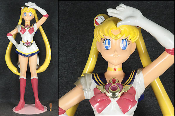 希少 美少女戦士セーラームーン 月野うさぎ 特大フィギュア 人形 高さ 