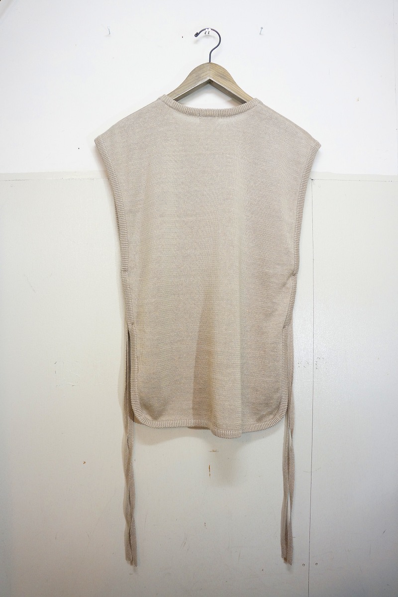 □20SS URUウル KNIT VEST リネン ニット ベスト プルオーバー 20SAR02