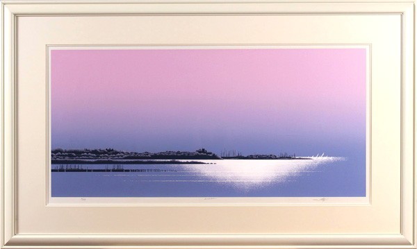 新入荷＊ 人気海洋画家 大判作品 キースレイノルズ「RIVIERA」版画