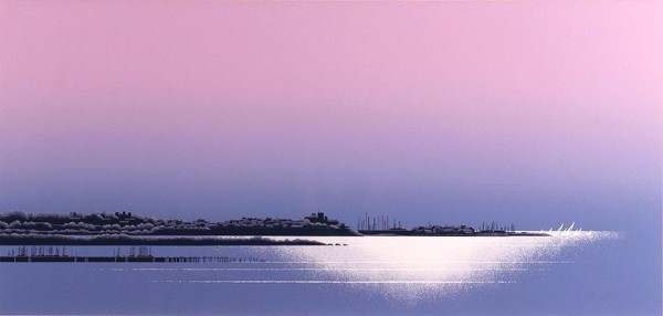 新入荷＊ 人気海洋画家 大判作品 キースレイノルズ「RIVIERA」版画