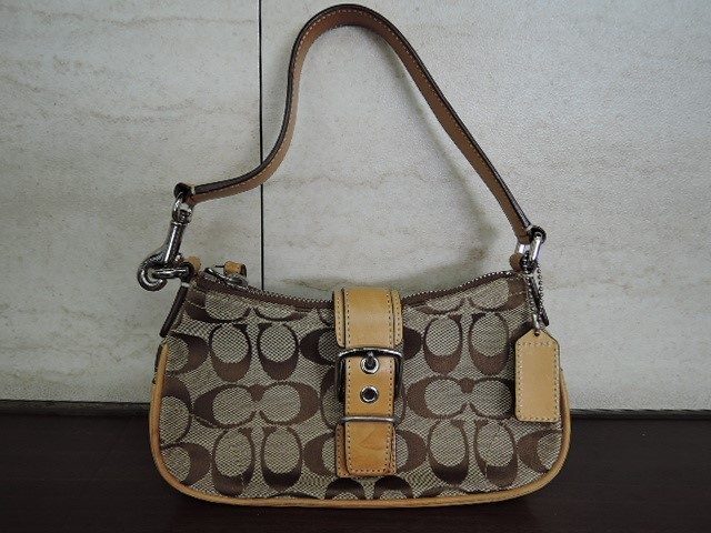 COACH コーチ シグネチャー バックルデミポーチ M3U-6362 ハンドポーチ