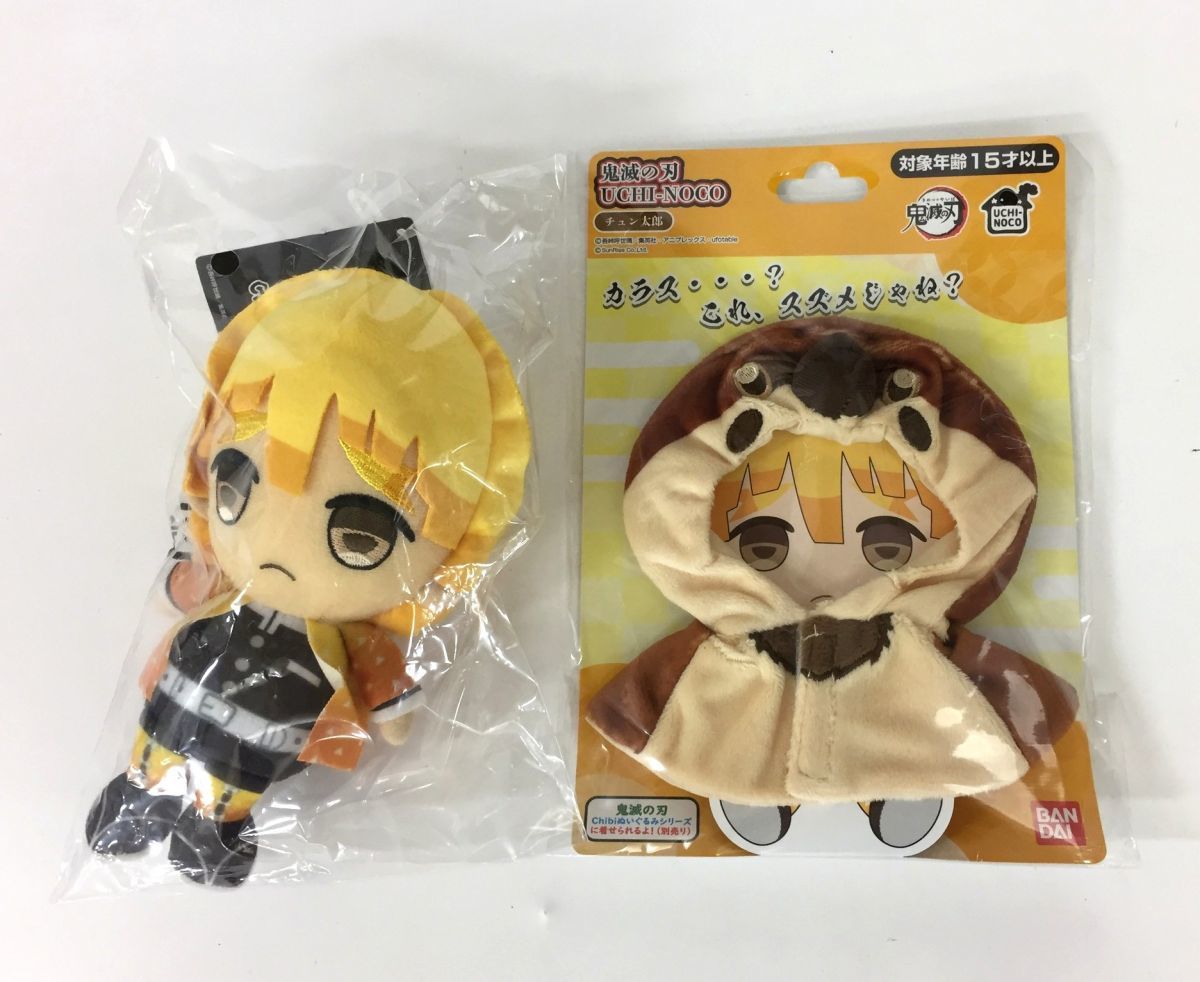 鬼滅ノ刃 プリント生地 我妻善逸（チュン太郎） 50cm～生地選択可 受注 