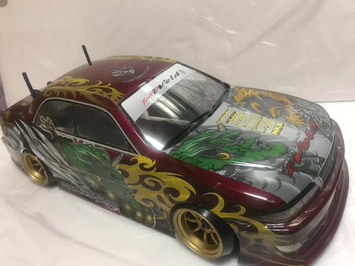 トヨタ JZX100 チェイサー ボディ Team Weld 風神雷神グラフィック