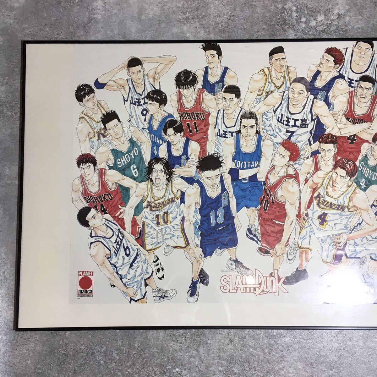 B1○希少 PLANET manga SLAMDUNK スラムダンク 87cm X 64cm 全員集合