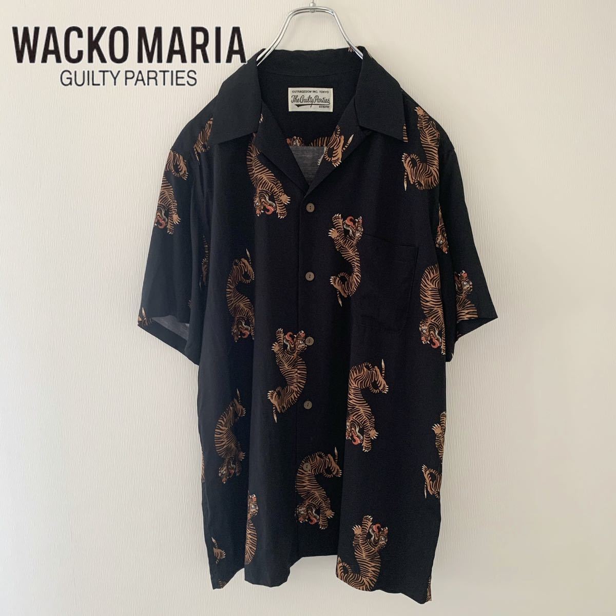 WACKOMARIA ワコマリア アロハシャツ オープンカラー 虎柄 トラ