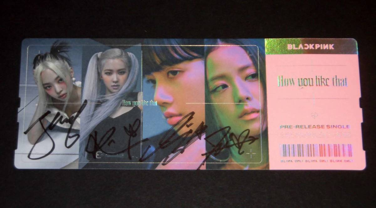 【値下げ中】BLACKPINK 直筆サイン 値下げ中】BLACKPINK 直筆サイン - メルカリ
