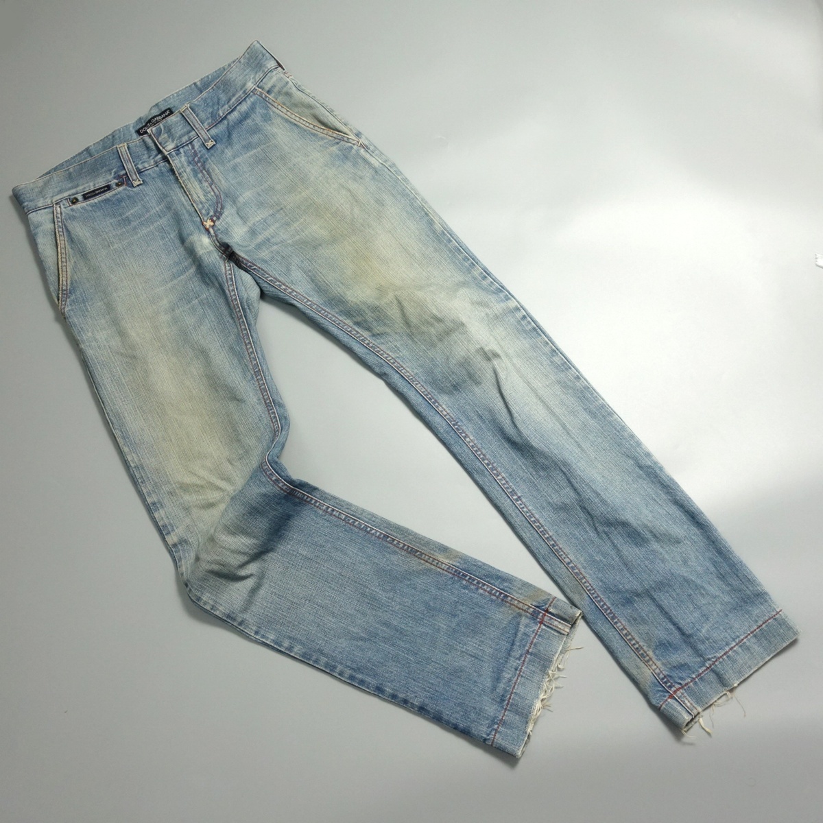 1円 Dolce Gabbana ドルチェ ガッバーナ ドルガバ ステッチデザイン ローライズ デニム パンツ 44 の落札情報詳細 ヤフオク落札価格情報 オークフリー スマートフォン版