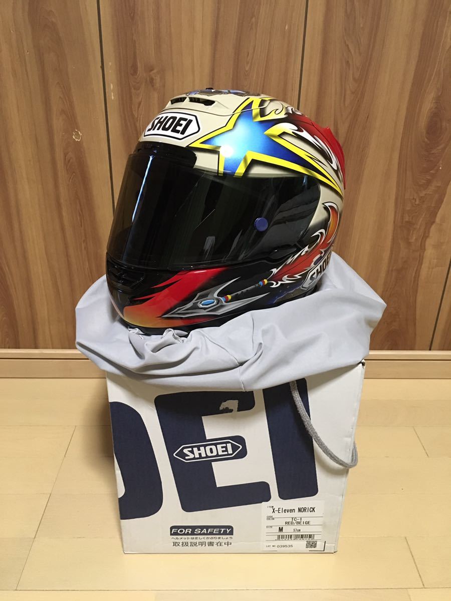 【外美品】SHOEI X-ELEVEN X-11 ノリック Norick XL 外美品】SHOEI X-ELEVEN X-11 ノリック Norick XL（外装美品
