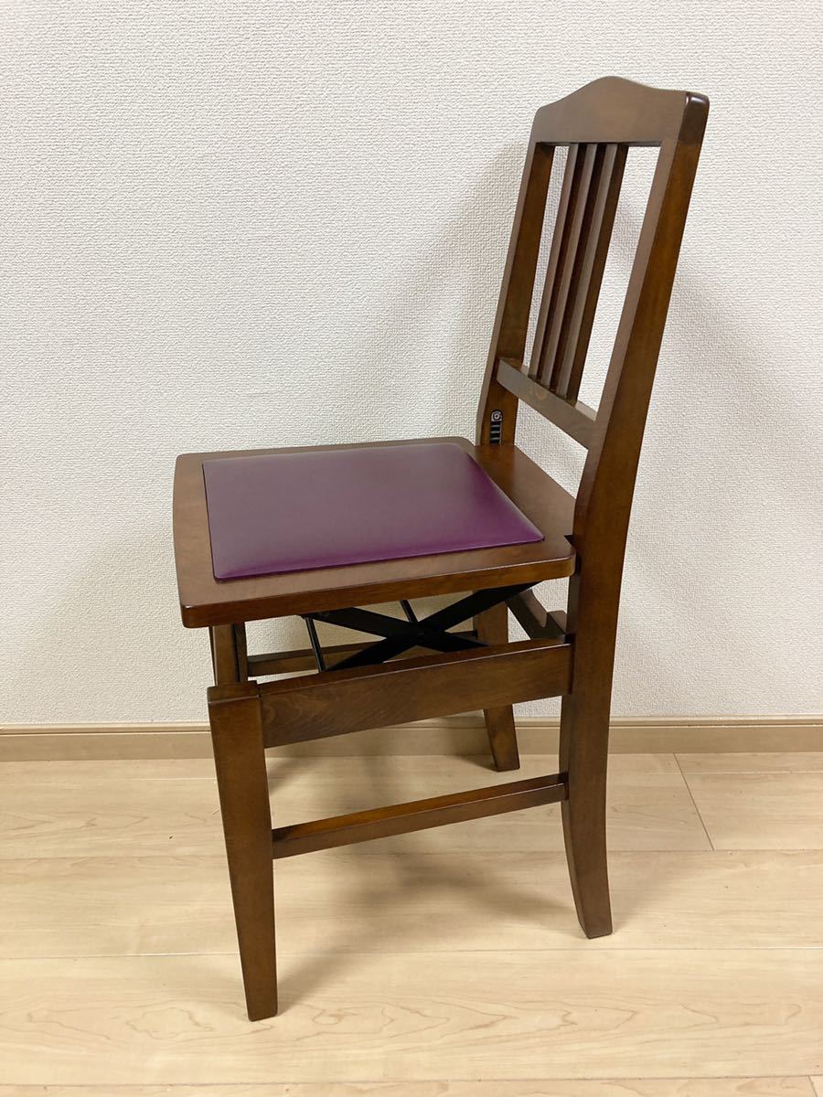 美品 ヤマハ製 ピアノトムソン椅子 背もたれ椅子 茶色つや消し仕上げ 高さ調整 ピアノ教室 リトミック の落札情報詳細 ヤフオク落札価格情報 オークフリー スマートフォン版
