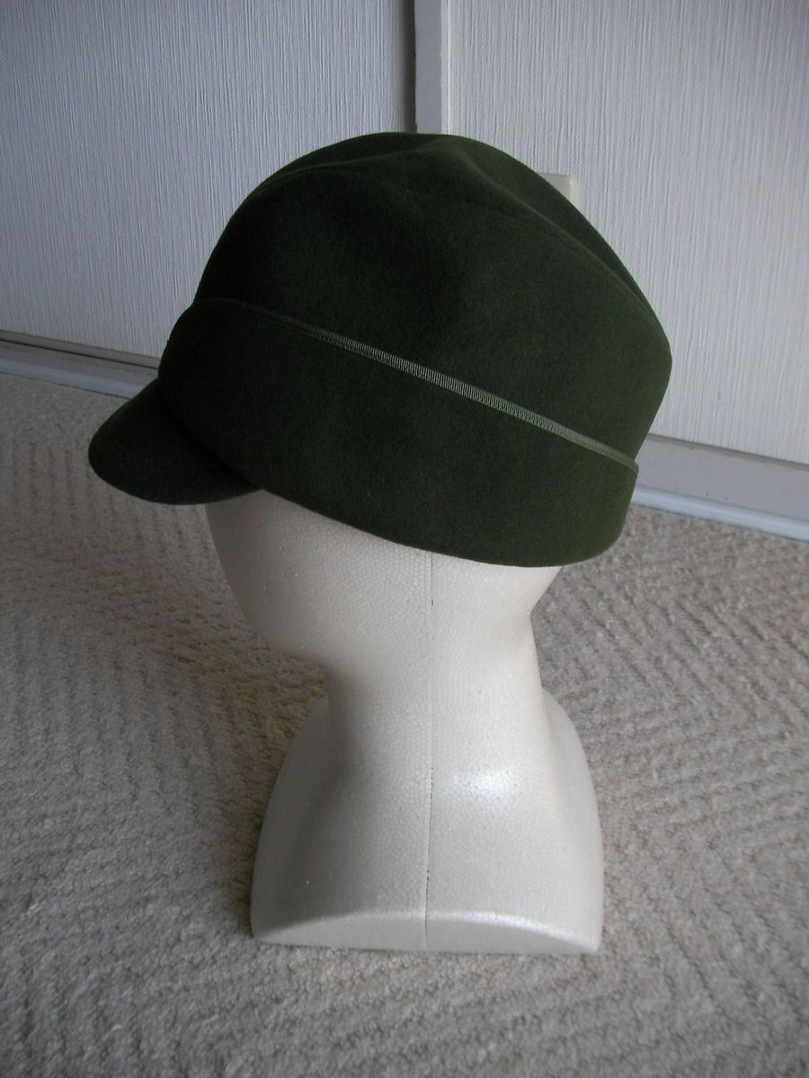日本軍 国民服の帽子 国民帽 烏帽子型 検 略帽 陸軍 海軍 軍隊 軍服