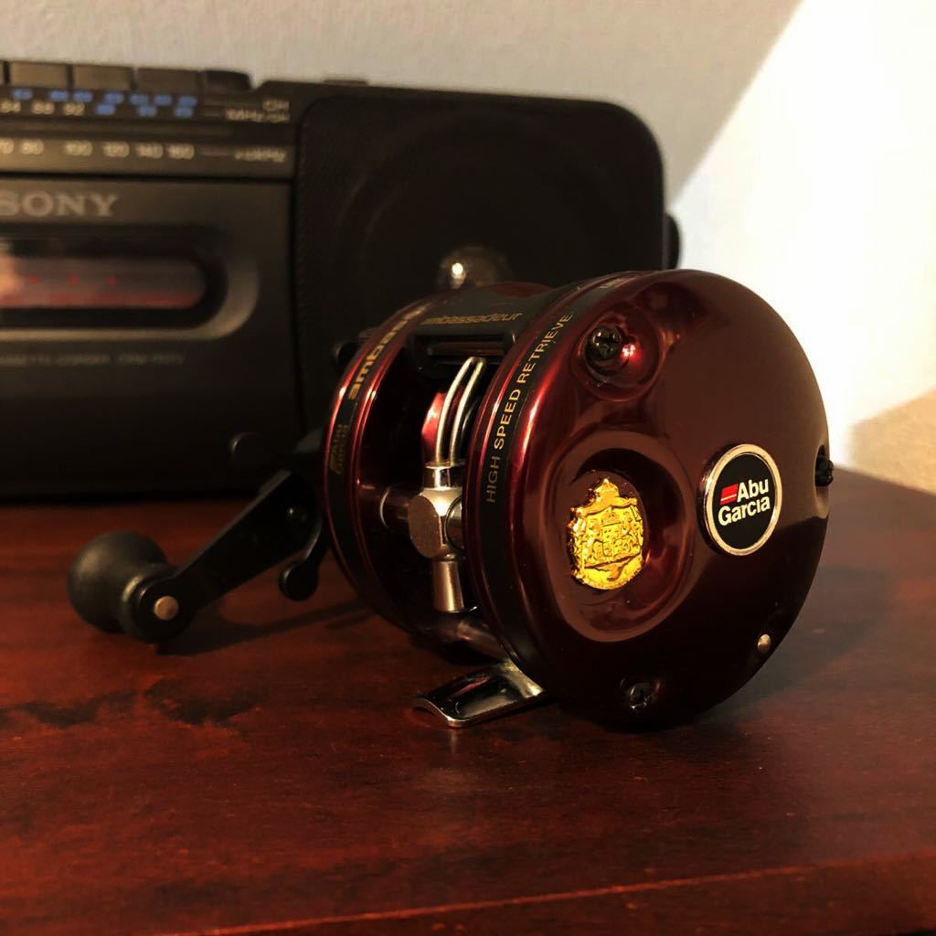貴重品 オリムピック物 バーガンディ カラー ワインレッド Abu Ambassadeur 4600c3 アブガルシア 4600c アブ Garcia 2500c 5500c の落札情報詳細 ヤフオク落札価格情報 オークフリー スマートフォン版