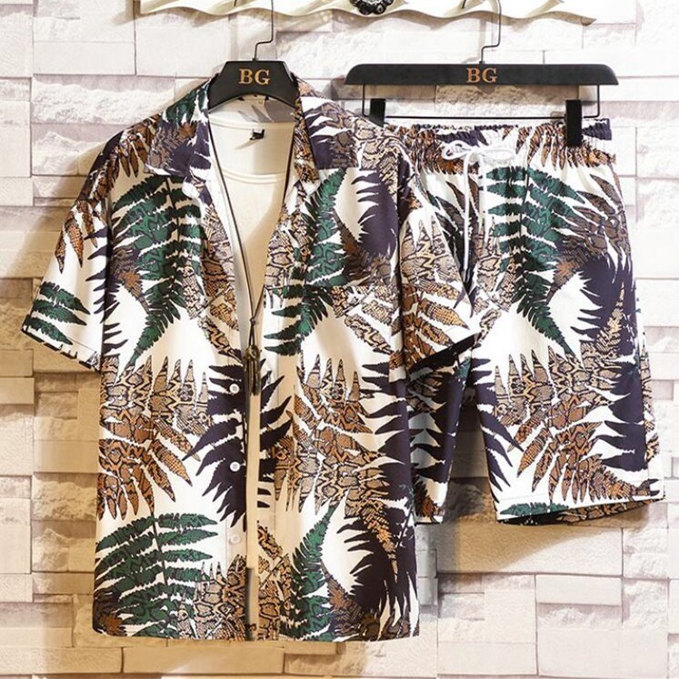 新品 セットアップ 上下セット アロハシャツ 半袖 シャツ ショートパンツ ハーフパンツ メンズ 花柄通気 ゆったり 5タイプ Xl 5xl 選択可 C3 の落札情報詳細 ヤフオク落札価格情報 オークフリー スマートフォン版