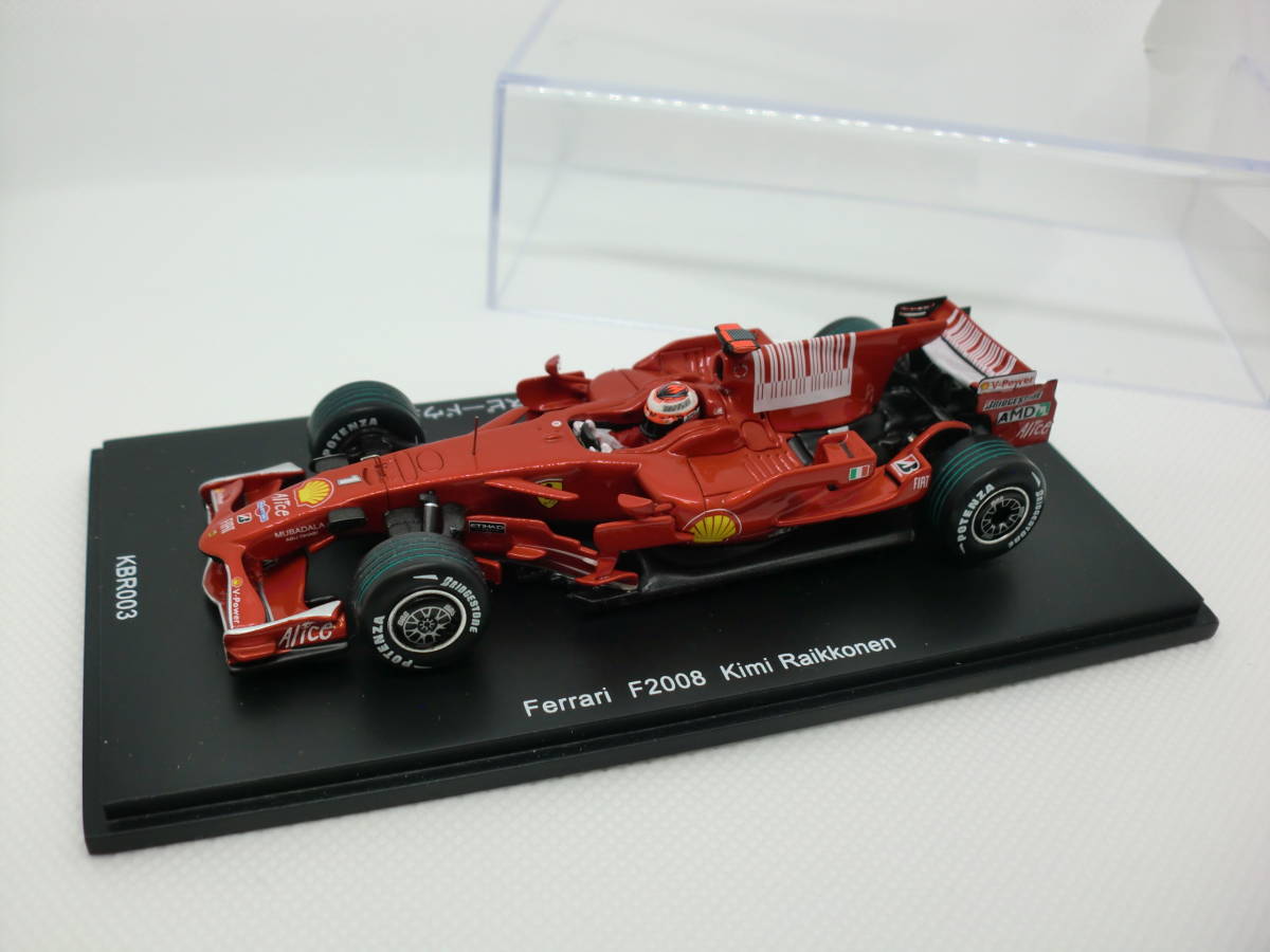 F1 Hot Wheels F2008 キミライコネン　1:43 1/43 フェラーリ F2008 キミライコネン 2008