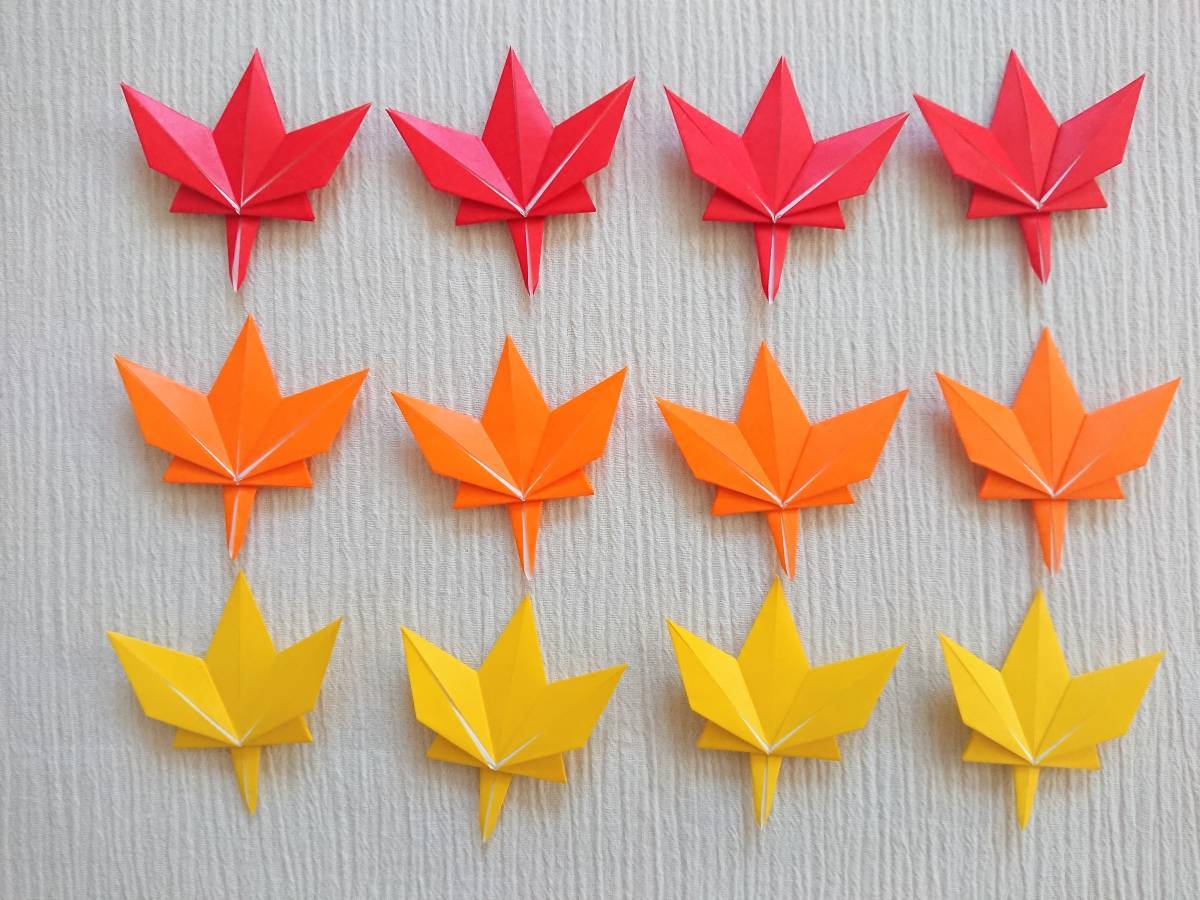 新品 折り紙 秋 紅葉 もみじ モミジ 5 壁面飾り 壁飾り リース 素材 ハンドメイド の落札情報詳細 ヤフオク落札価格情報 オークフリー スマートフォン版