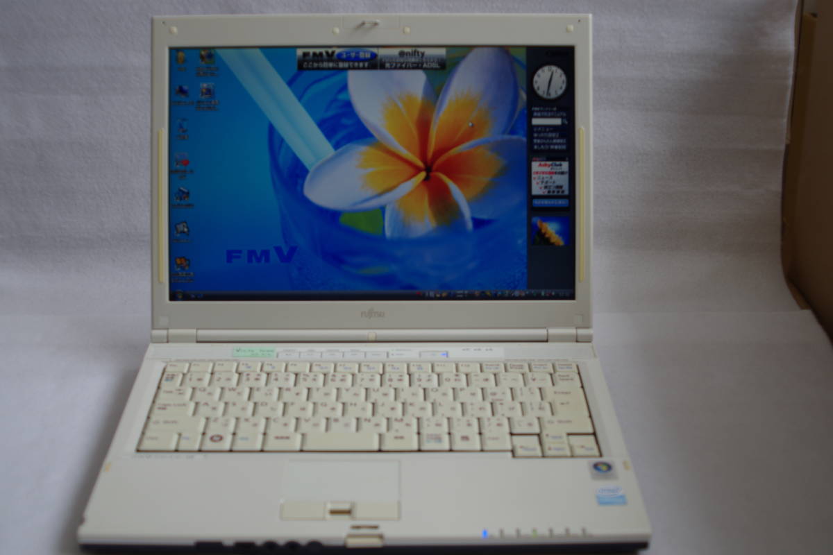 Z1710・【ジャンク品】 富士通 ノートパソコン FMV-BIBLO MG/A50 FMVMGA50 ウインドウズ ビスタ インテル Windows Vista Celeron Fujitsu 富士通 FMV-BIBLO MG/A50 ( FMVMGA50 ) 13.3インチ(1280x800