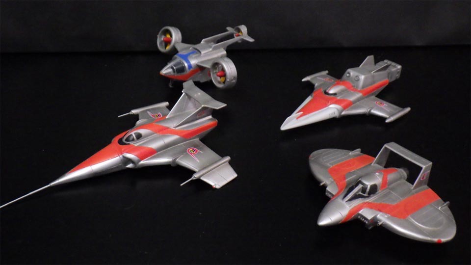 ワンフェス限定品 マットアロー1号、2号、マットジャイロ。スペース