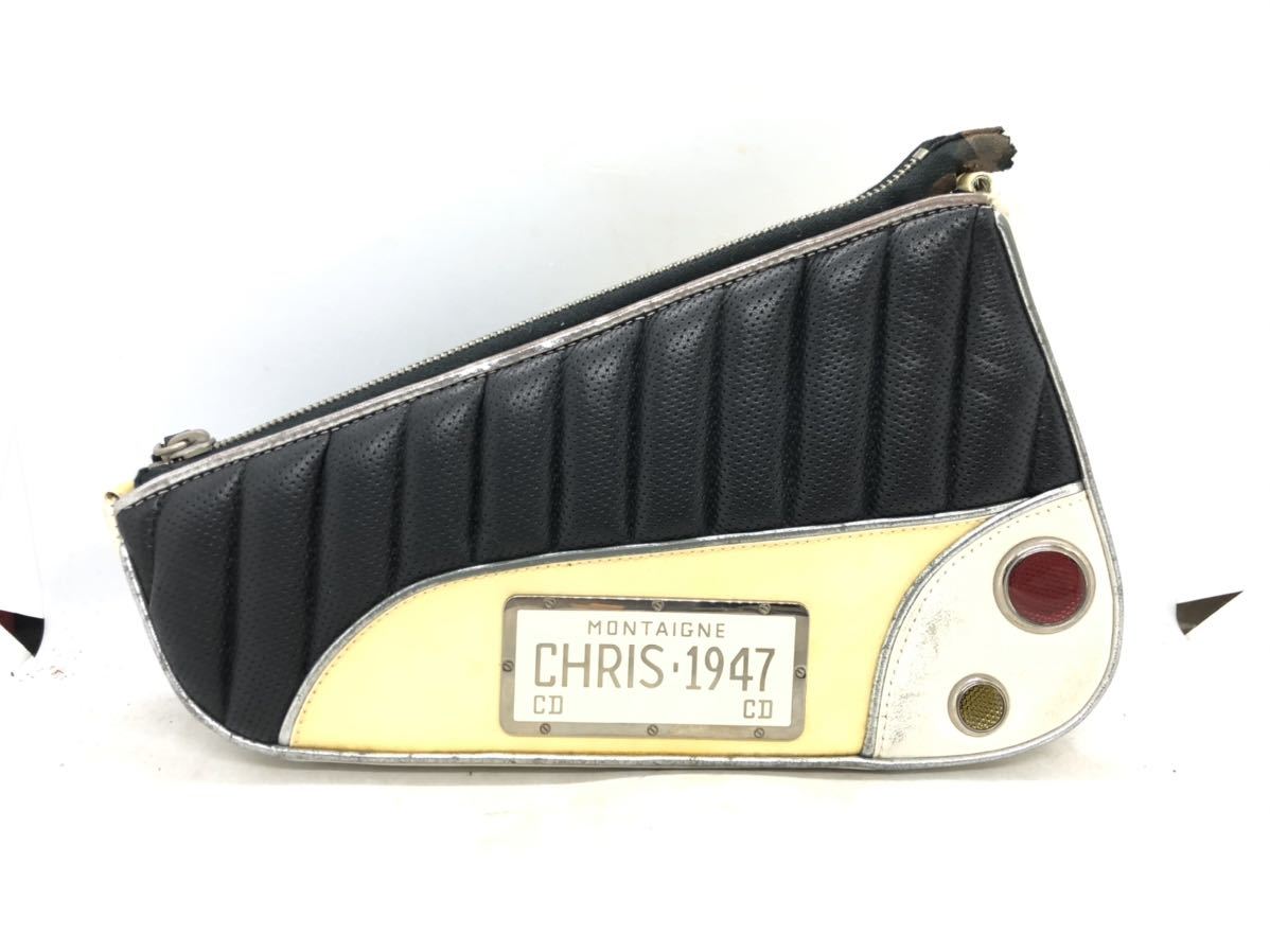 Christian Dior パーティーバッグ アクセサリーポーチ CD金具