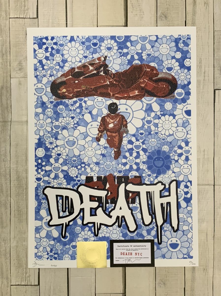 新作 希少 世界限定品100枚 Death NYC☆AKIRA アキラ 金田x