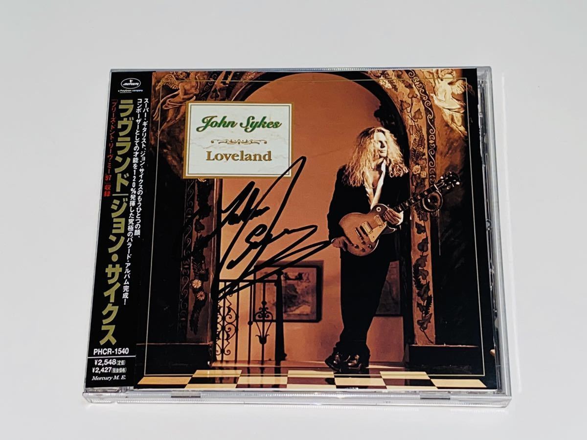 ジョン・サイクス / John Sykes 直筆サイン入りCD ブルー・マーダー 