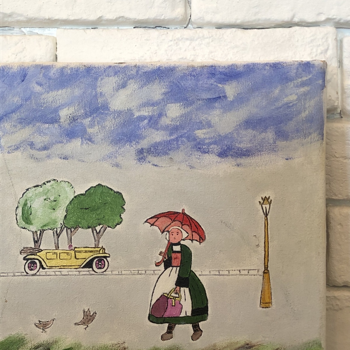 2768 ヨーロッパ買付け アンティーク 絵画 油絵 キャンバス モダン インテリア 風景画 オブジェ 高さ30cm 幅40cm 奥行き2cm b の落札情報詳細 ヤフオク落札価格情報 オークフリー スマートフォン版