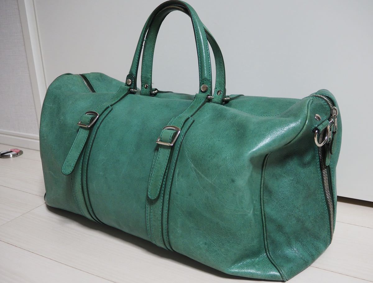 BALENCIAGA バレンシアガ ホイールボストンバッグXL 緑