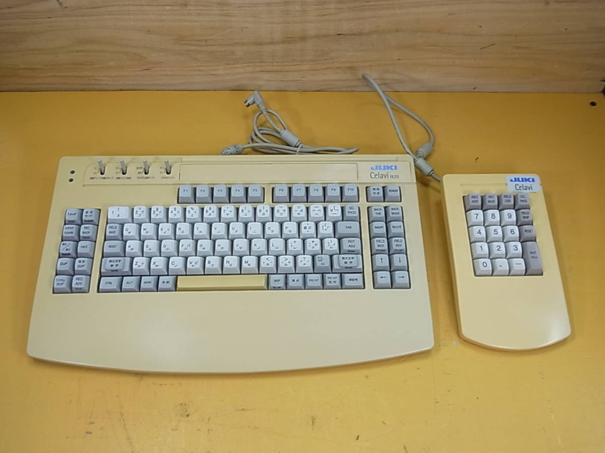 □Yd/317☆ジューキ JUKI☆Celavi専用キーボード＆テンキー☆FK211