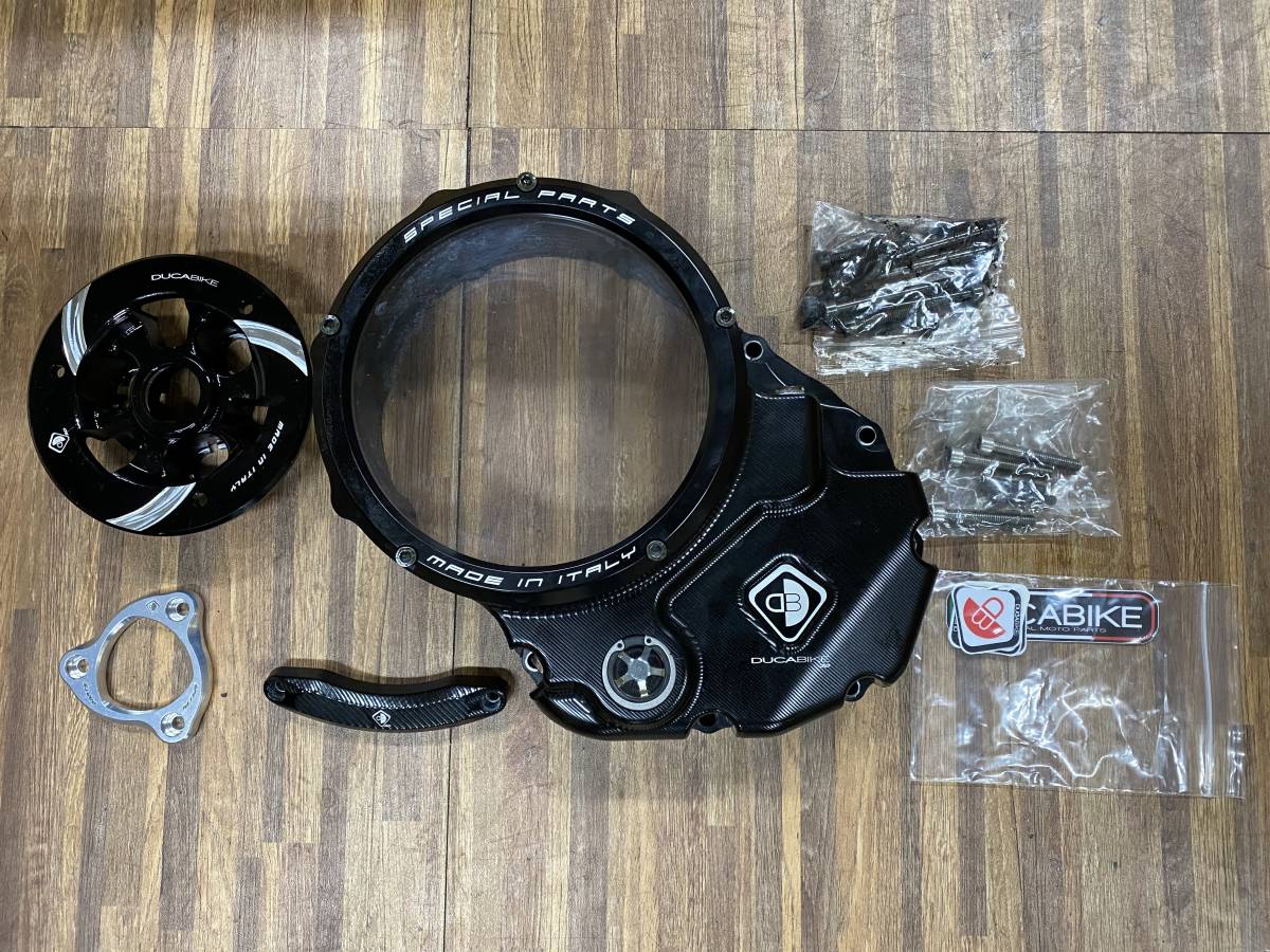 クラッチカバー　ducabike製　オープンタイプ クラッチカバーducabike製オープンタイプ